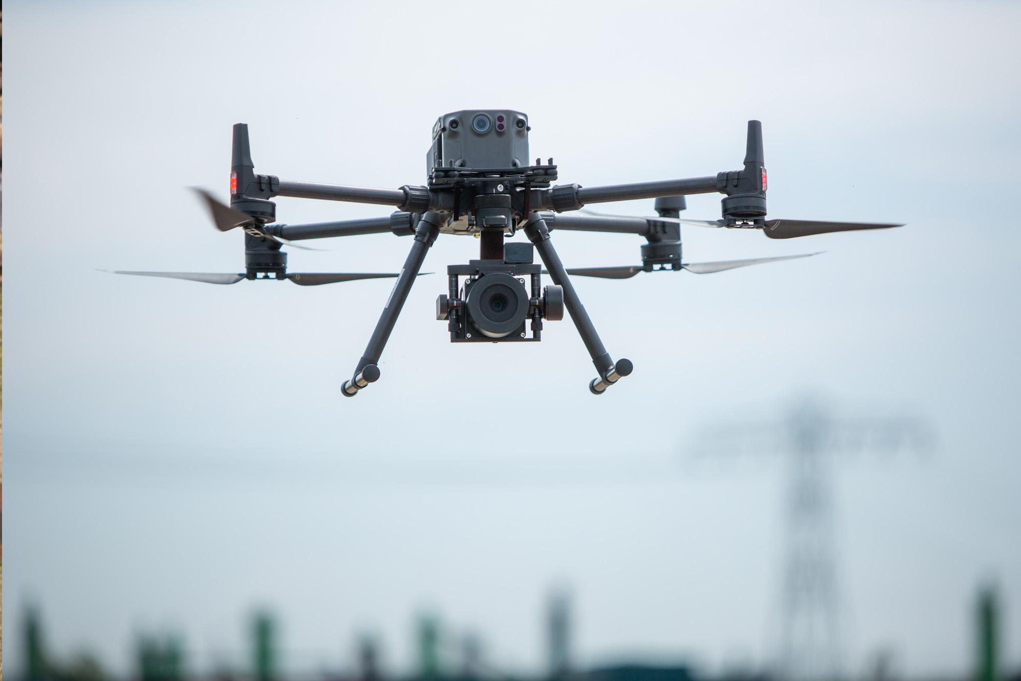 supRmen inspectiedrone in de lucht